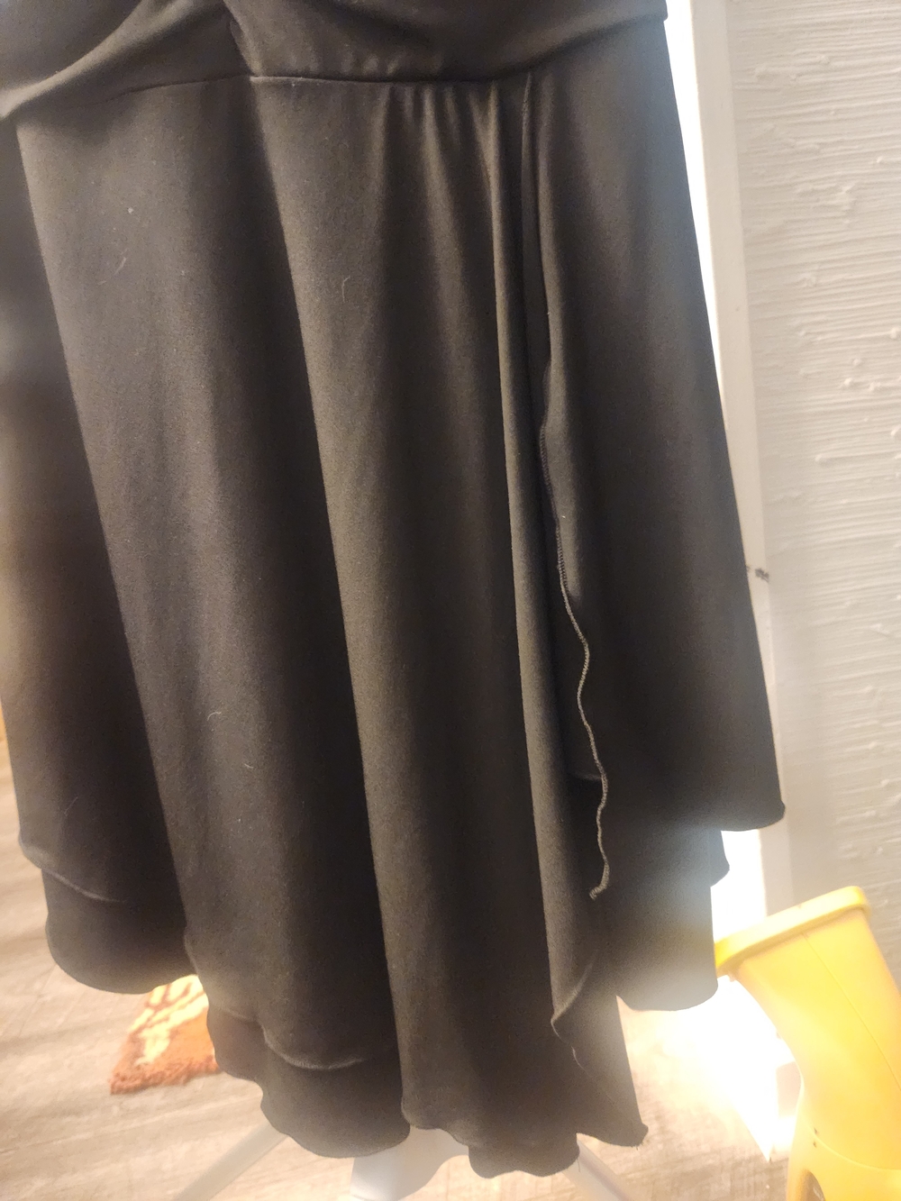 Rabbit Rabbit Rabbit Black V-Neck Ruched High-Low Dress - Picture 4 of 8